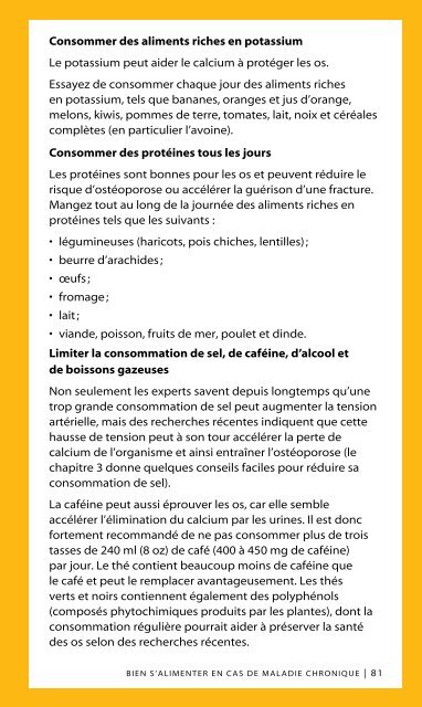 Alimentation et sante des aines - HealthLinkBC