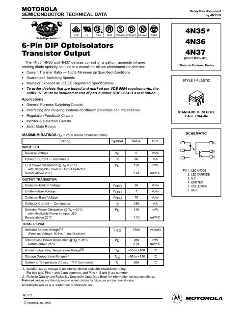 SEMICONDUCTOR TECHNICAL DATA