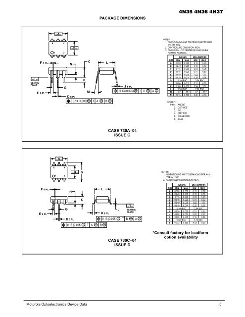 SEMICONDUCTOR TECHNICAL DATA