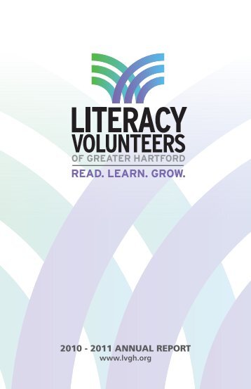 2011 ANNUAL REPORT - Literacy Volunteers of Greater Hartford