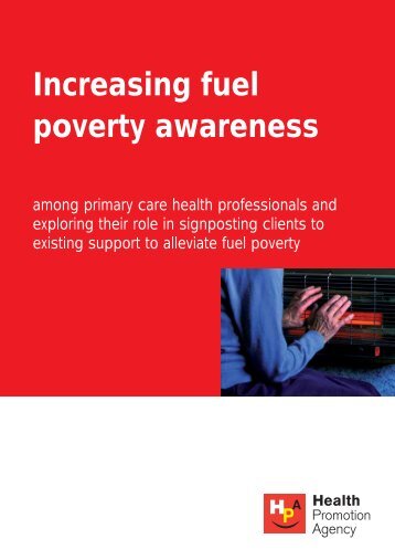 Increasing fuel poverty awareness - Health Promotion Agency