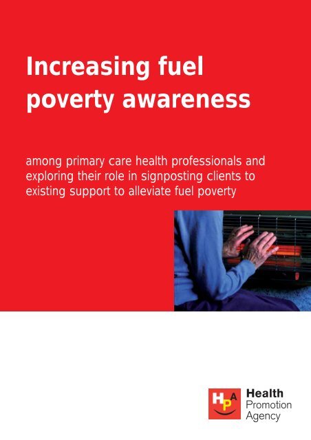 Increasing fuel poverty awareness - Health Promotion Agency