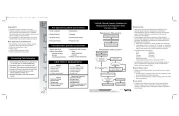 POP Pocket Card - VA/DoD Clinical Practice Guidelines Home