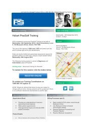 Hobart PracSoft Training - Health Recruitment PLUS Tasmania