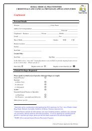 Credentials and clinical privileges application - Health Recruitment ...