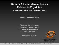 Gender & Generational Issues Related to Physician Recruitment ...