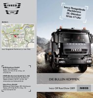 Iveco Testgelände Markbronn 25. Oktober 10 bis ... - B + R Autohaus