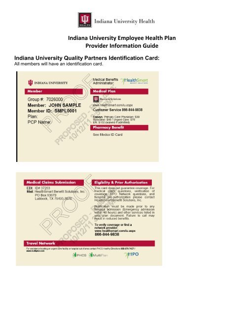 U Of U Health Plans Id Card