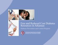 Free and Reduced Cost Diabetes Resources in Arkansas