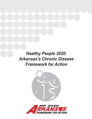 Healthy People 2020: Arkansas's Chronic Disease Framework for ...