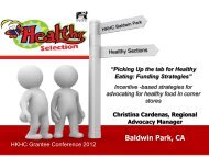 Christina Cardenas, HKHC Project Coordinator - Healthy Kids ...