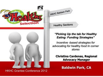 Christina Cardenas, HKHC Project Coordinator - Healthy Kids ...