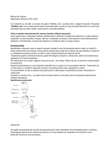 Manual de utilizare - HealthyLine