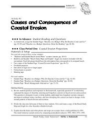 Causes and Consequences of Coastal Erosion