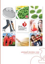 annual review 2008 - National Heart Foundation