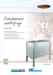 Condenseur centrifuge - Europe