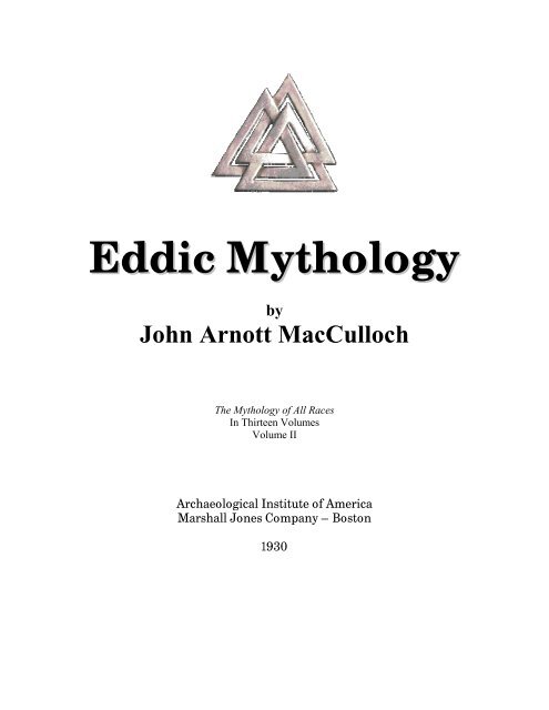 Eddic Mythology