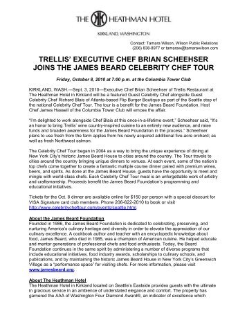 trellis' executive chef brian scheehser joins the james beard ...