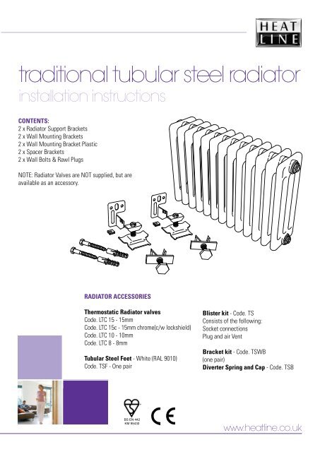Column Radiator Instructions - Heatline
