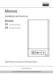 Monza 24 and 28 Instructions for use - Heatline