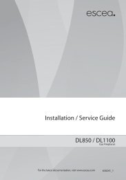 Escea DL1100 installation guide - Heatworks