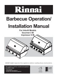 Barbecue Operation/ Installation Manual - Heatworks
