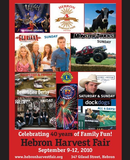 Celebrating 40 Years Of Family Fun! Hebron Harvest Fair
