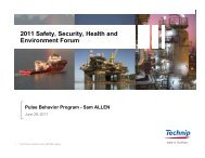 Technip - Hebron Project