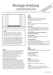 Montage-Anleitung - hecht-international GmbH