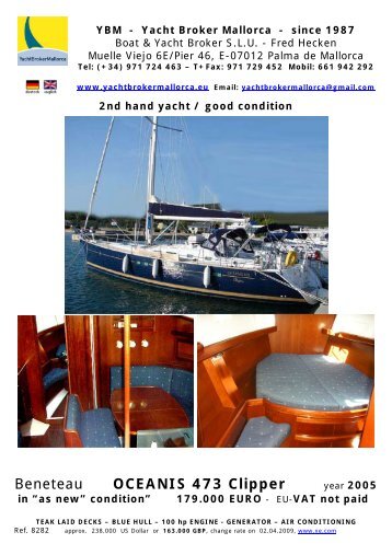 Beneteau OCEANIS 473 Clipper - heckenweb.de