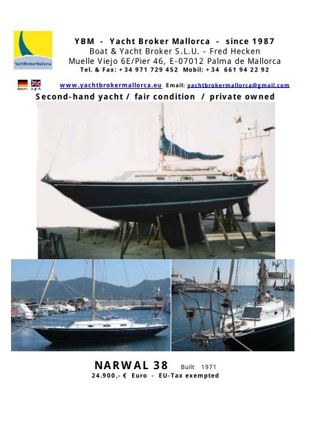 NARWAL 38 Built 1971 - heckenweb.de