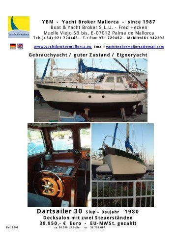 YBM - Yacht Broker Mallorca - since 1987 Boat ... - heckenweb.de