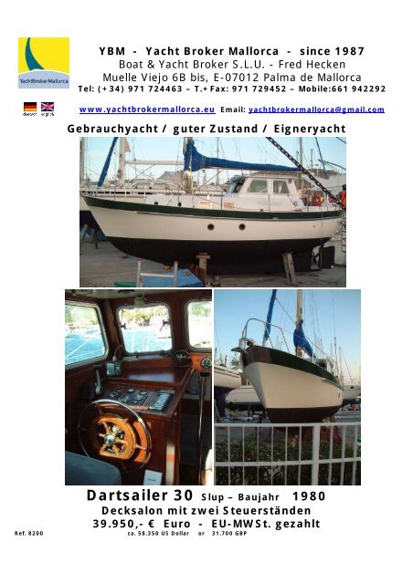 YBM - Yacht Broker Mallorca - since 1987 Boat ... - heckenweb.de