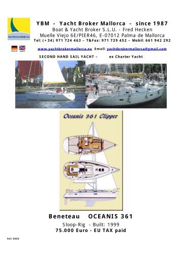 Beneteau OCEANIS 361 - heckenweb.de