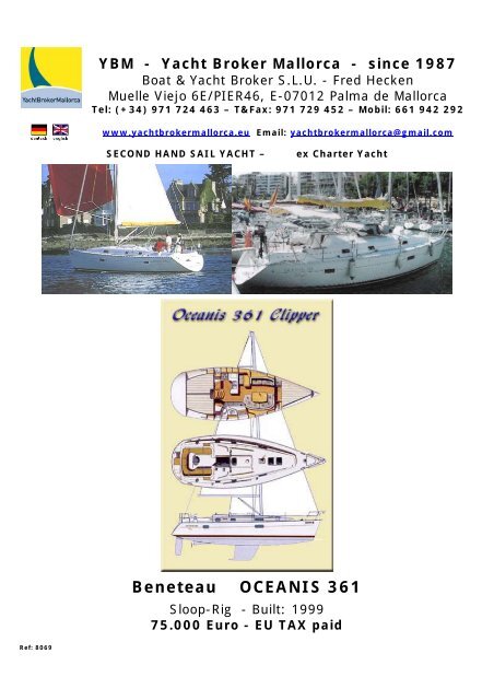 Beneteau OCEANIS 361 - heckenweb.de
