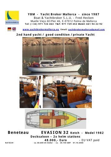 Beneteau EVASION 32 - heckenweb.de