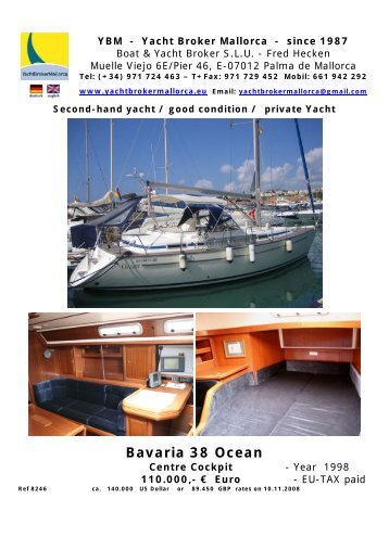 Bavaria 38 Ocean Centre Cockpit - heckenweb.de