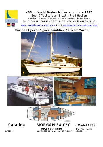 Catalina MORGAN 38 C/C - heckenweb.de