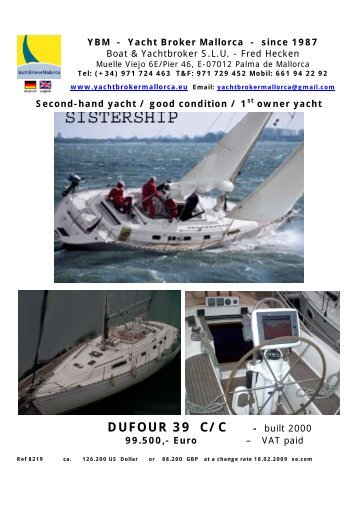 DUFOUR 39 C/C - heckenweb.de