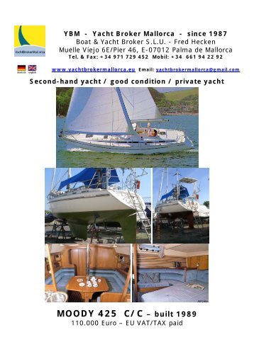 MOODY 425 C/C â built 1989 - heckenweb.de