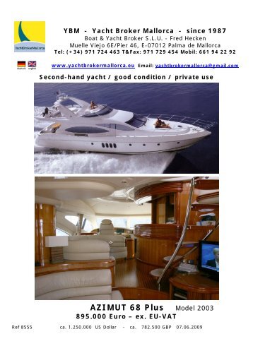 AZIMUT 68 Plus Model 2003 - heckenweb.de