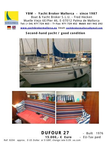 DUFOUR 27 - heckenweb.de
