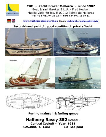 Hallberg Rassy 352 Scand - - heckenweb.de