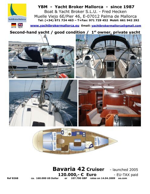 Gebrauchte Segelyacht Amel SANTORIN - heckenweb.de