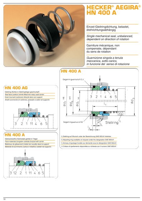 Aegira ® catalogue - HECKER WERKE GmbH