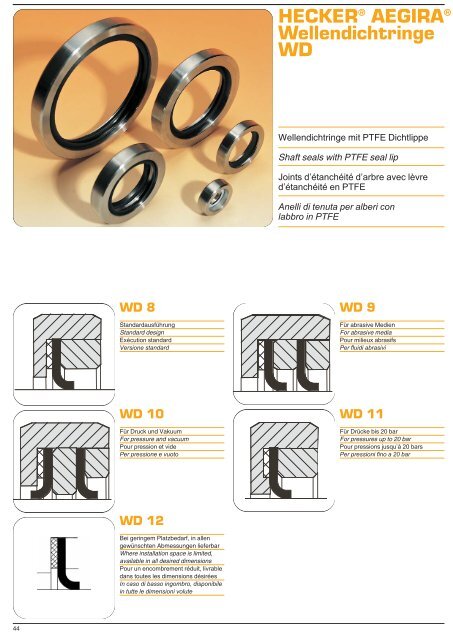 Aegira ® catalogue - HECKER WERKE GmbH