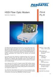 HSSI Fiber Optic Modem FH-H FL-H - Hedin Data