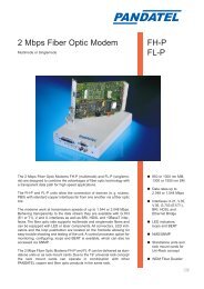 2 Mbps Fiber Optic Modem FH-P FL-P - Hedin Data