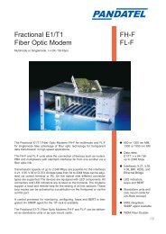 Fractional E1/T1 Fiber Optic Modem FH-F FL-F - Hedin Data