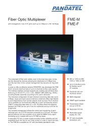 Fiber Optic Multiplexer FME-M FME-F - Hedin Data